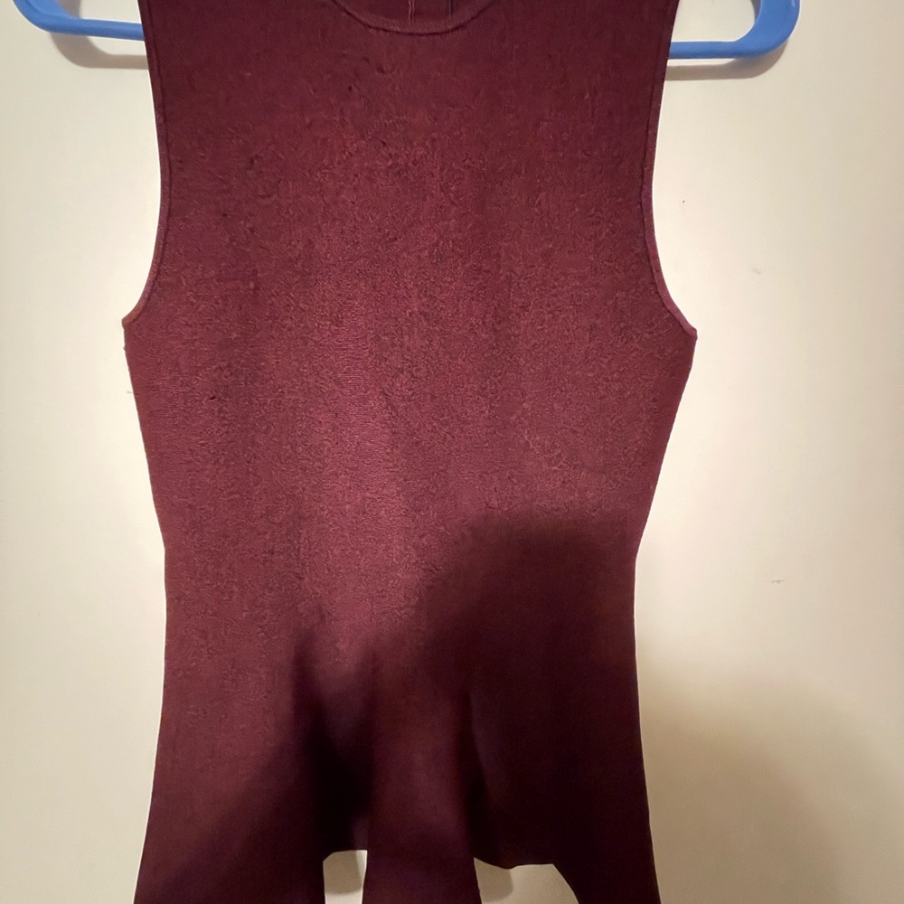 THEORY Burgundy Top